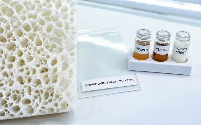 Polyurethane foam microstructure